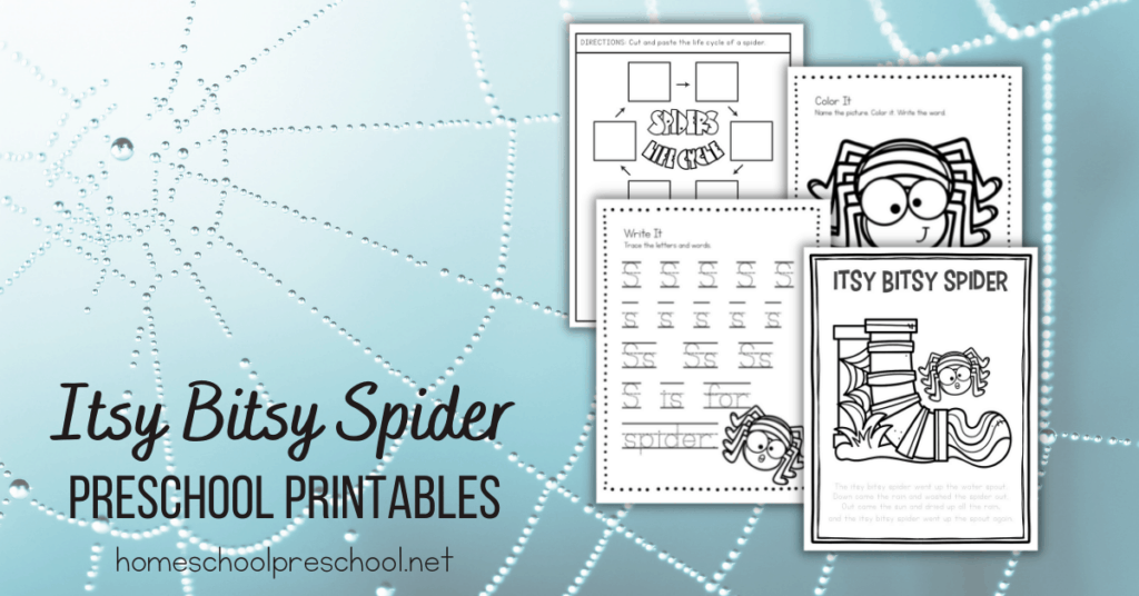 itsy-bitsy-spider-print-fb-1024x536 Itsy Bitsy Spider Printable