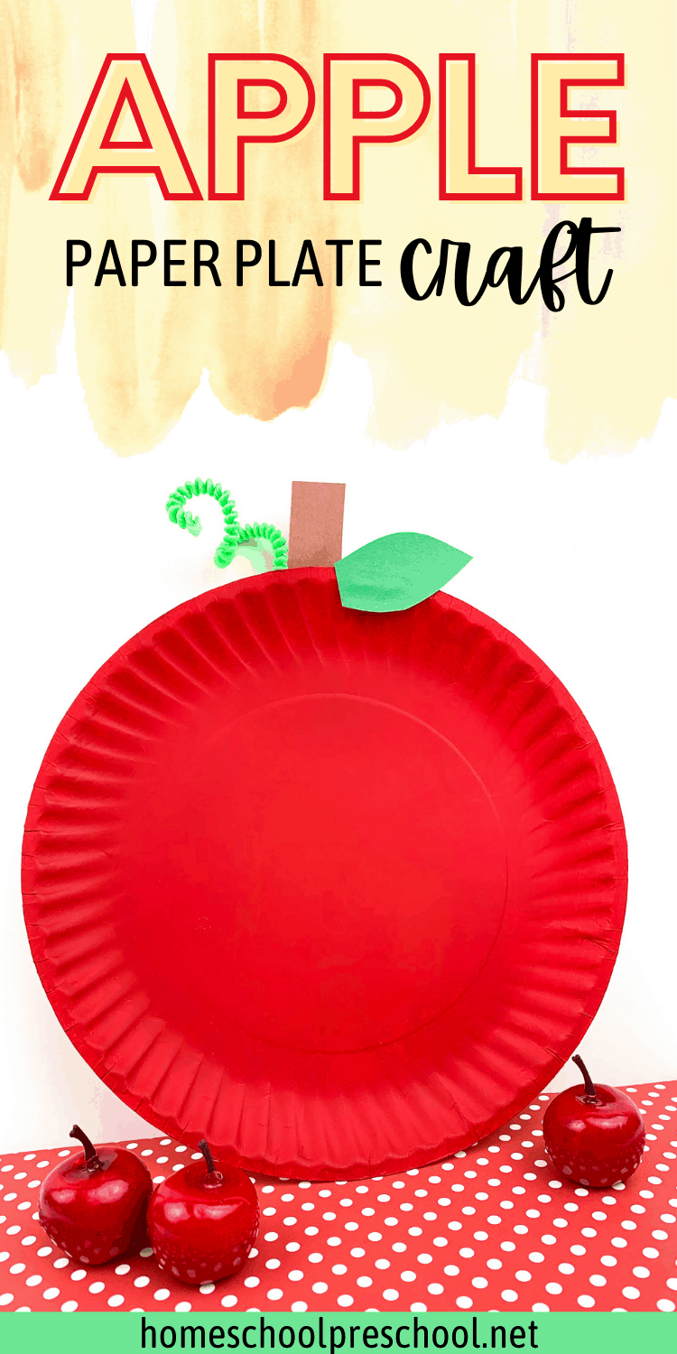 apple-plate-craft-1 Paper Plate Apple Craft