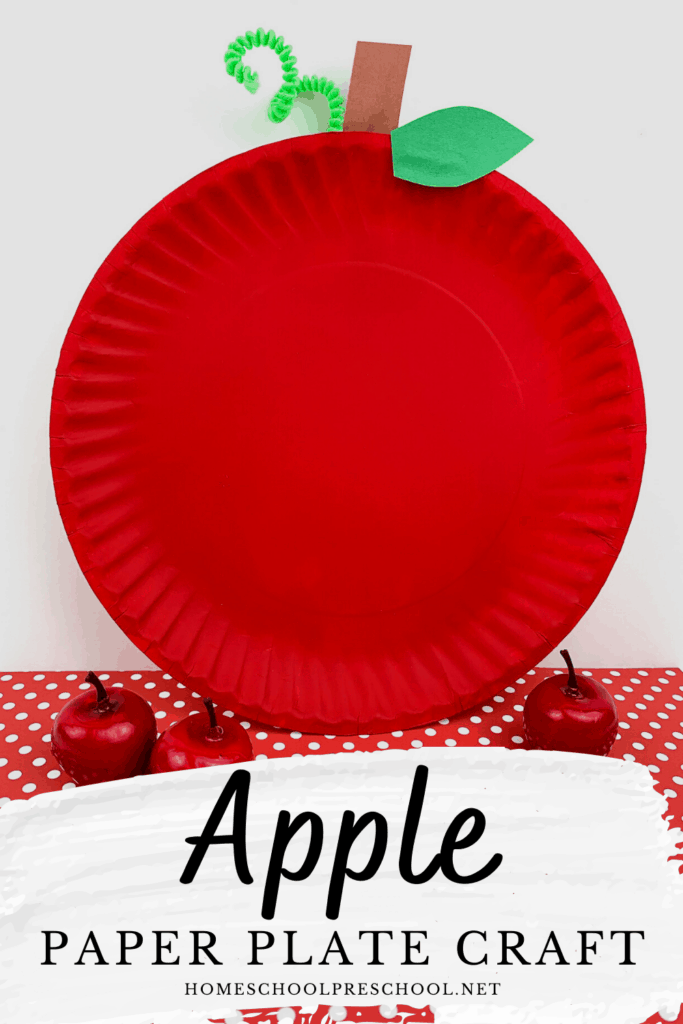 apple-plate-craft-2-683x1024 Paper Plate Apple Craft