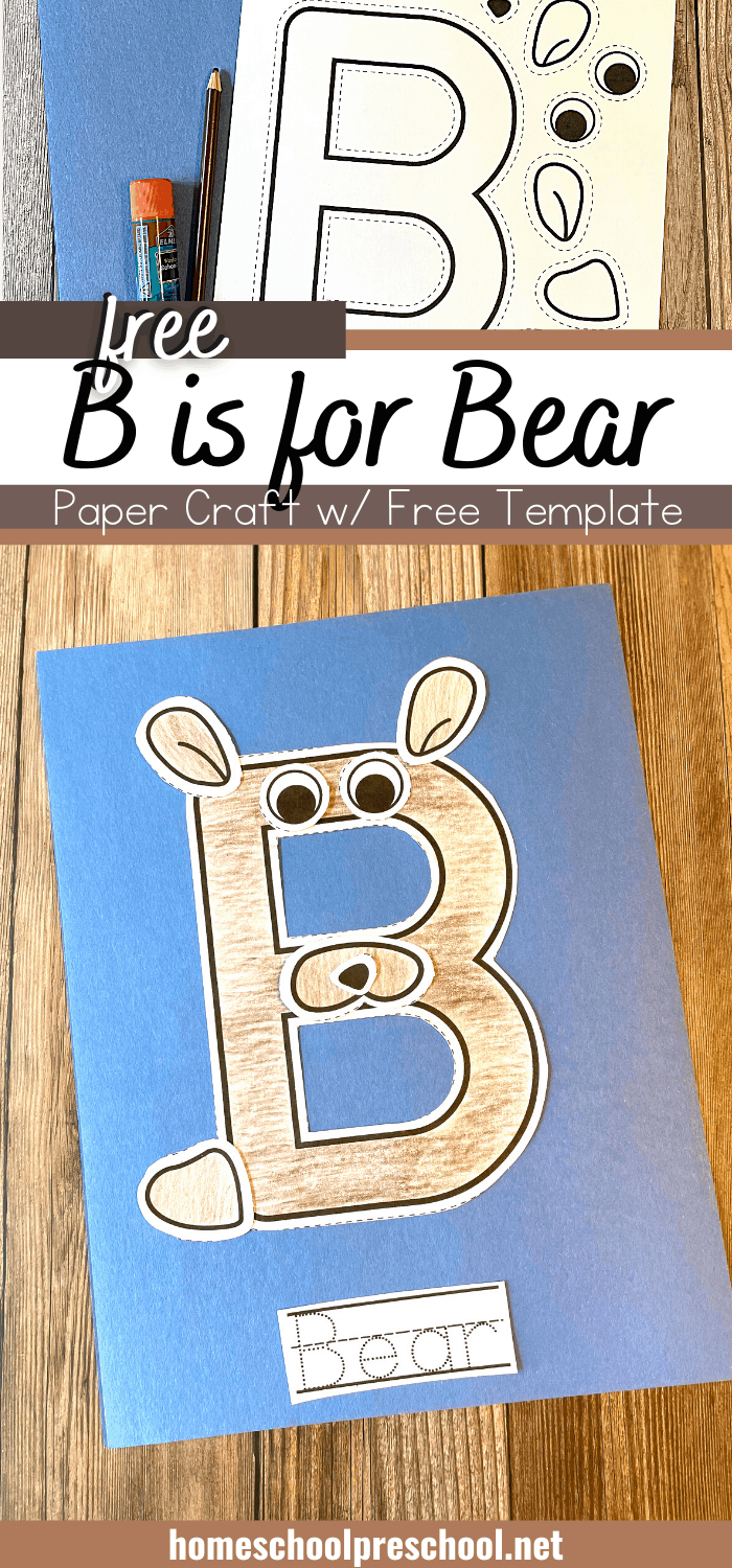 b-is-for-bear-craft-1 B is for Bear Craft