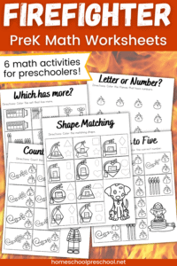 Firefighter Math Worksheets