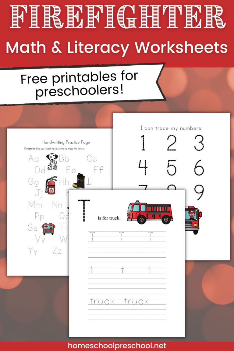 Free Firefighter Printables
