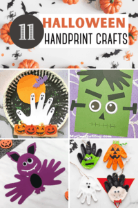 Halloween Handprint Crafts