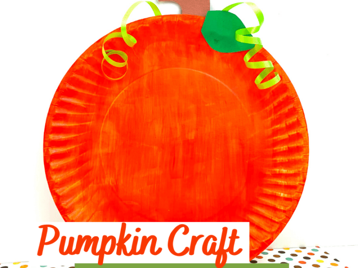 Pumpkin Paper Plate Craft