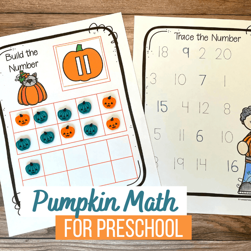 pumpkin-prek-math-square Pumpkin Preschool Math