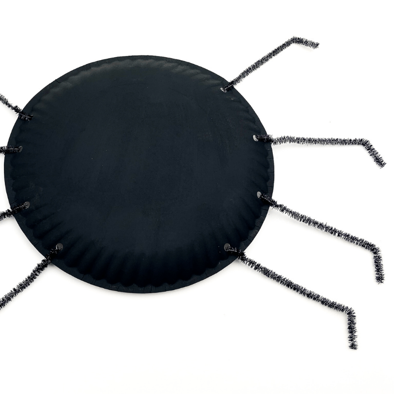 spider-legs Spider Paper Plate Craft