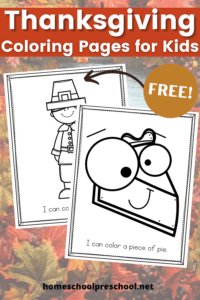 Printable Thanksgiving Coloring Pages for Toddlers