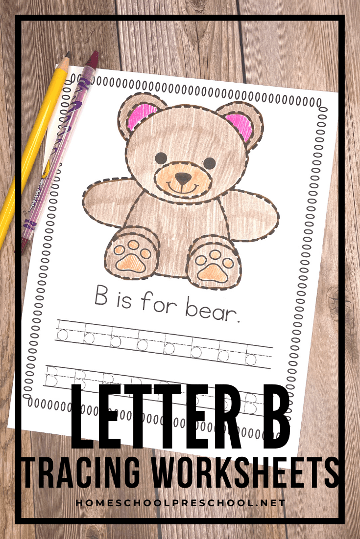 Letter B Tracing Worksheets