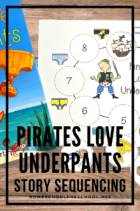 Pirates Love Underpants Story Sequencing