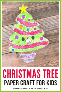 Paper Christmas Tree Craft