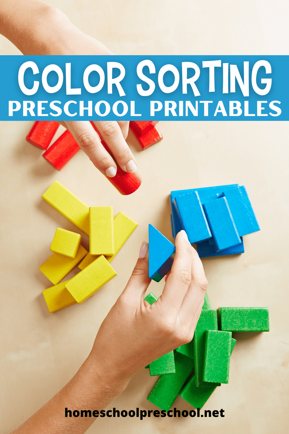 Preschool Color Matching Printables