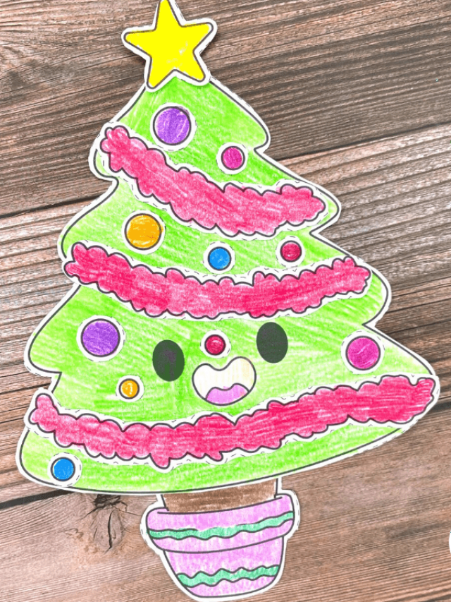 Paper Christmas Tree Craft Story