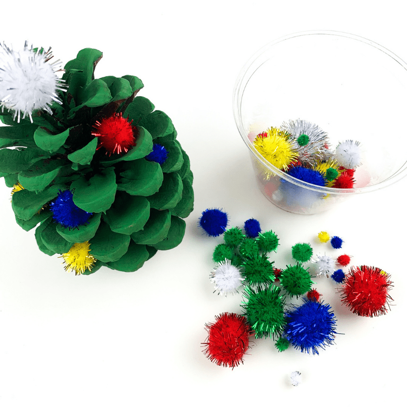 decorated-pinecone Christmas Tree Craft