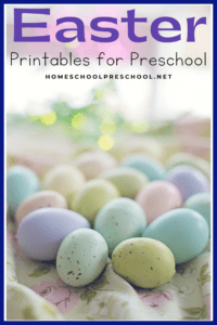 Free Easter Printables for Preschoolers