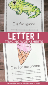 Letter I Tracing Worksheets