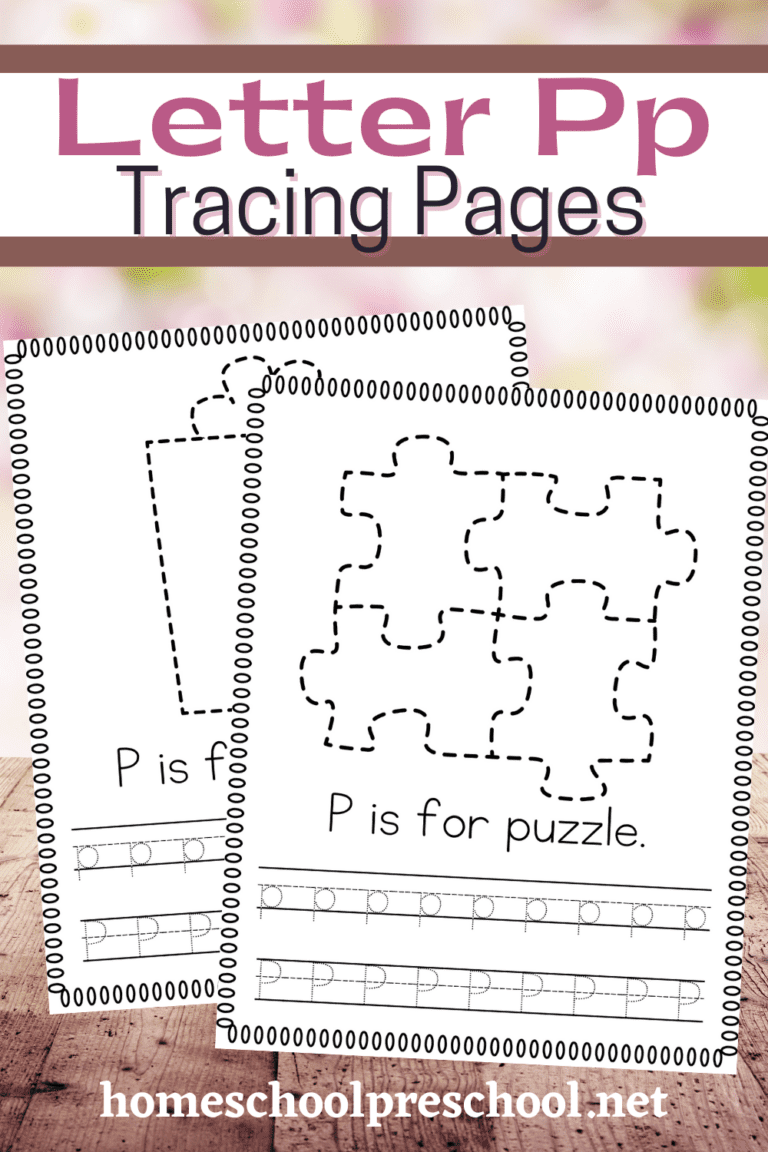 Letter P Tracing Worksheets