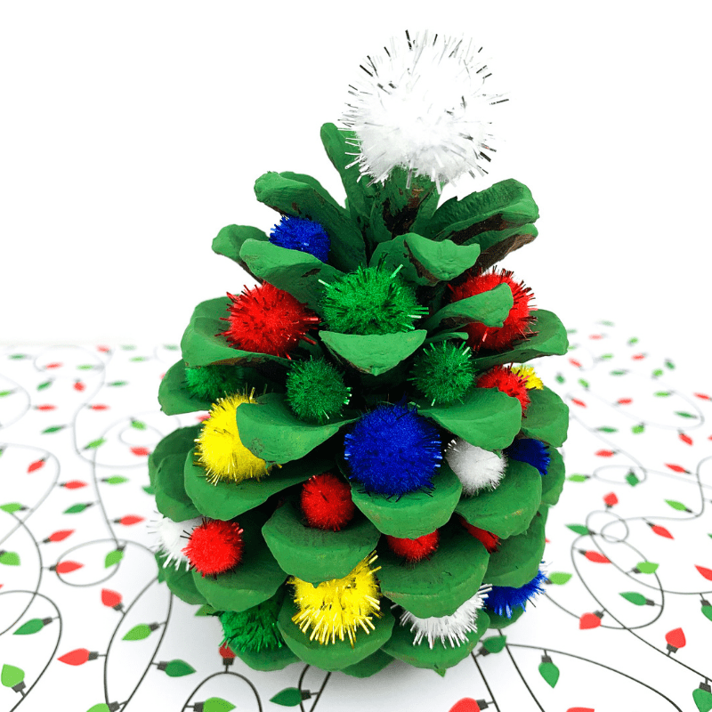 pine-cone-christmas-tree-craft Christmas Tree Craft