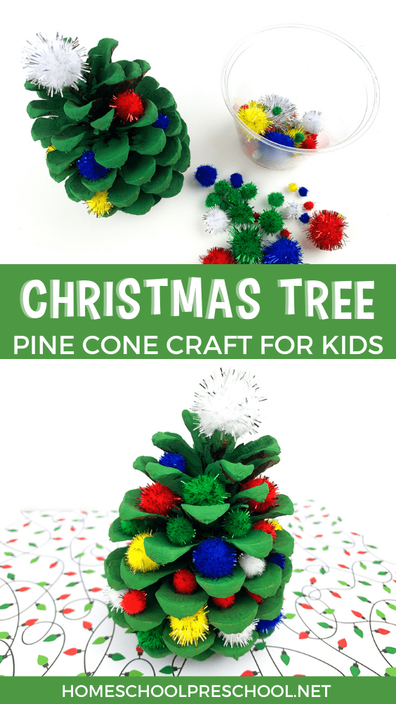 pine-cone-cmas-tree-2 Christmas Tree Craft