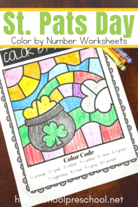 St. Patrick’s Day Color By Number