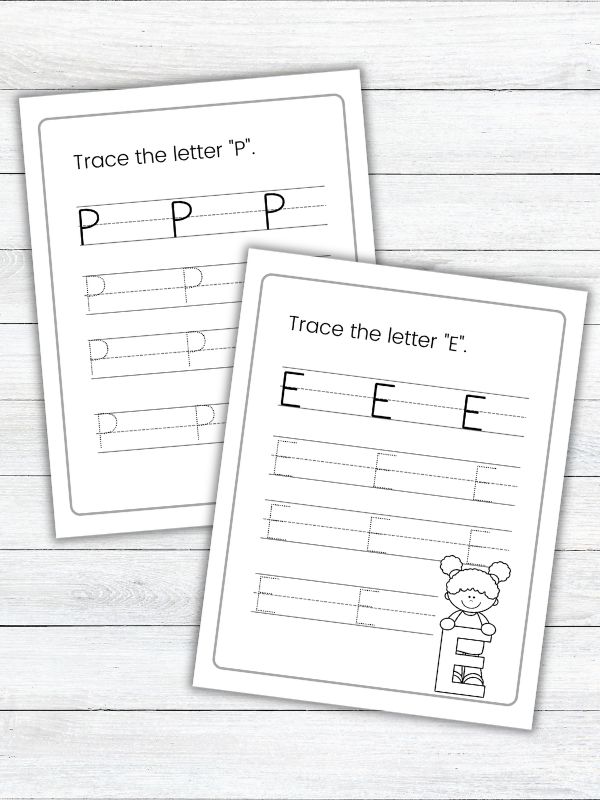 Capital Letter Tracing Worksheets for Preschooler