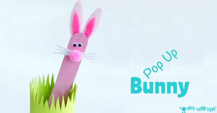 Pop-Up-Bunny-Rabbit-Puppet-600x315-1 Rabbit Crafts for Preschoolers