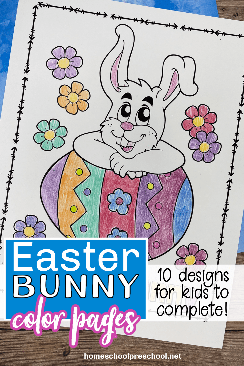 easter-bunny-coloring-2 Free Printable Easter Bunny Coloring Pages