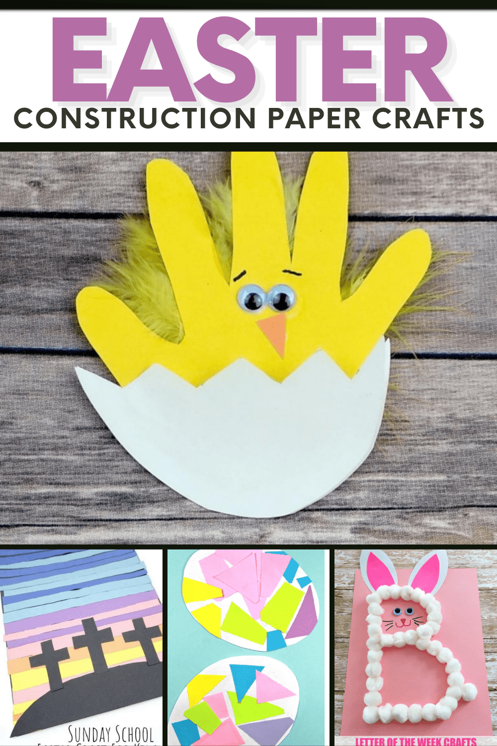Construction Paper Easter Crafts for Preschoolers
