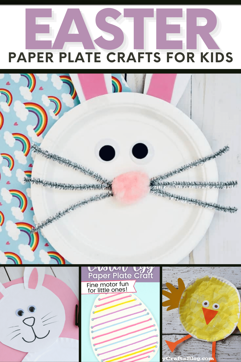 Paper Plate Easter Crafts