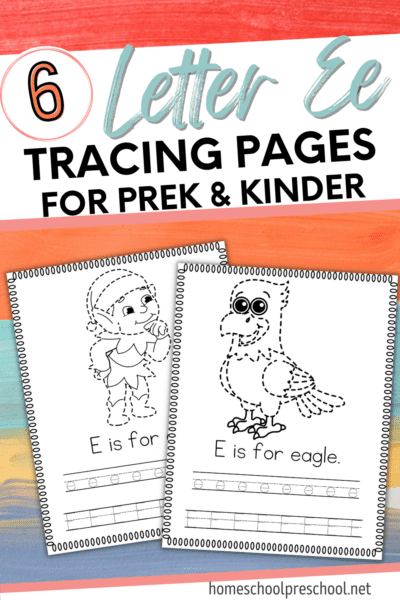Free Printable Letter E Tracing Worksheets