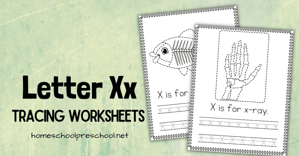 letter-x-worksheets-1024x536 Letter X Tracing Worksheets
