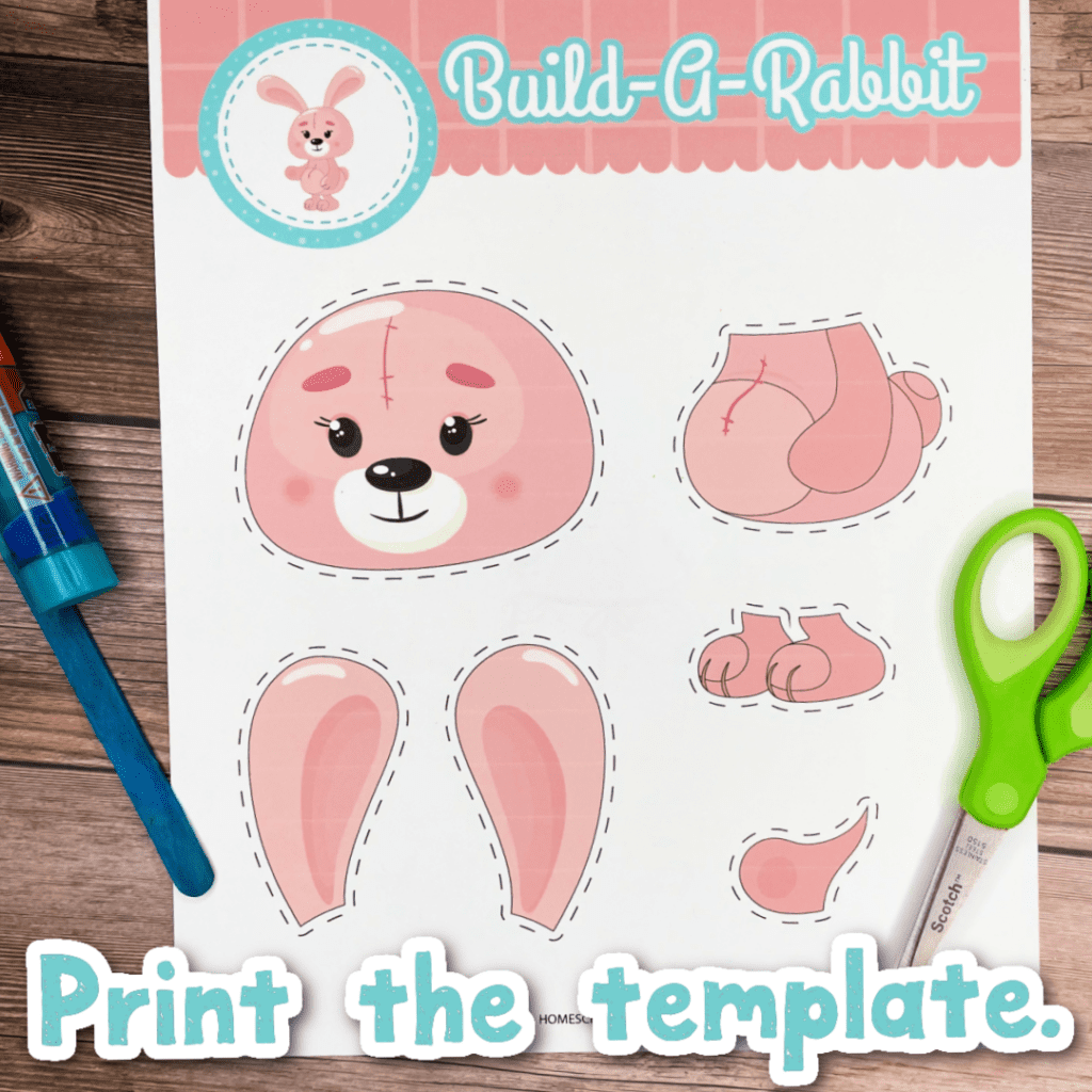 rabbit-craft-template-1024x1024 Rabbit Puppet Craft