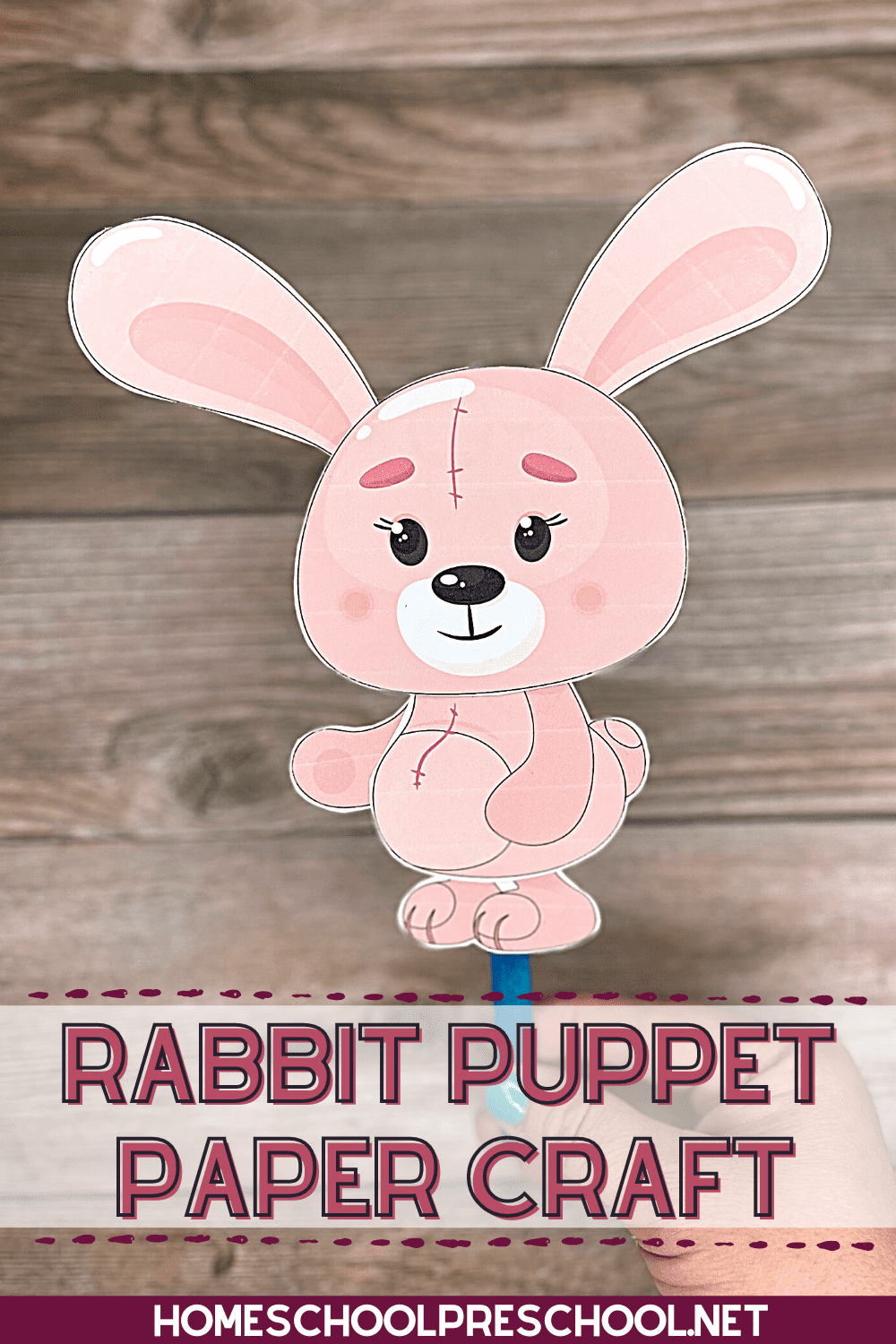 rabbit-puppet1 Rabbit Puppet Craft