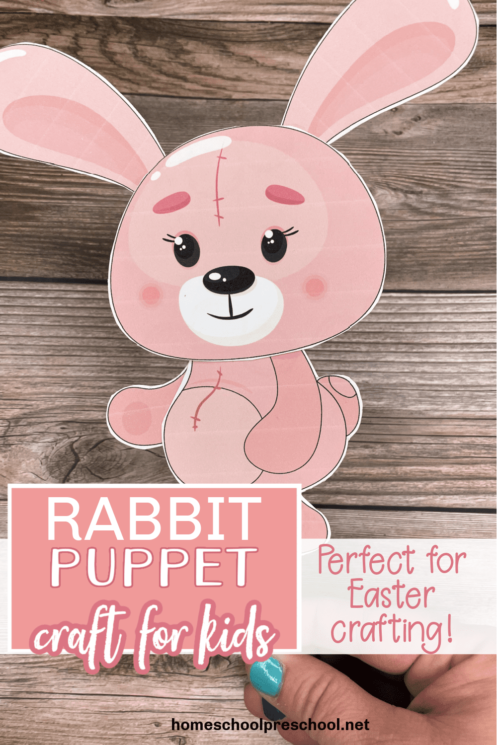 rabbit-puppet2 Rabbit Puppet Craft