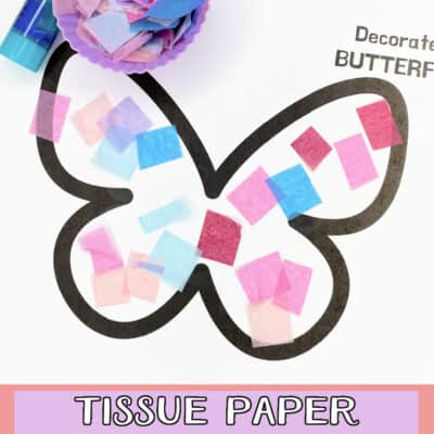 Tissue Paper Butterfly