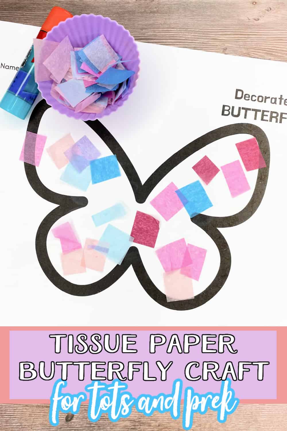 Tissue Paper Butterfly