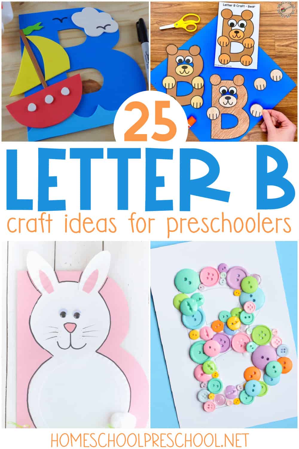 Letter B Crafts for Preschoolers