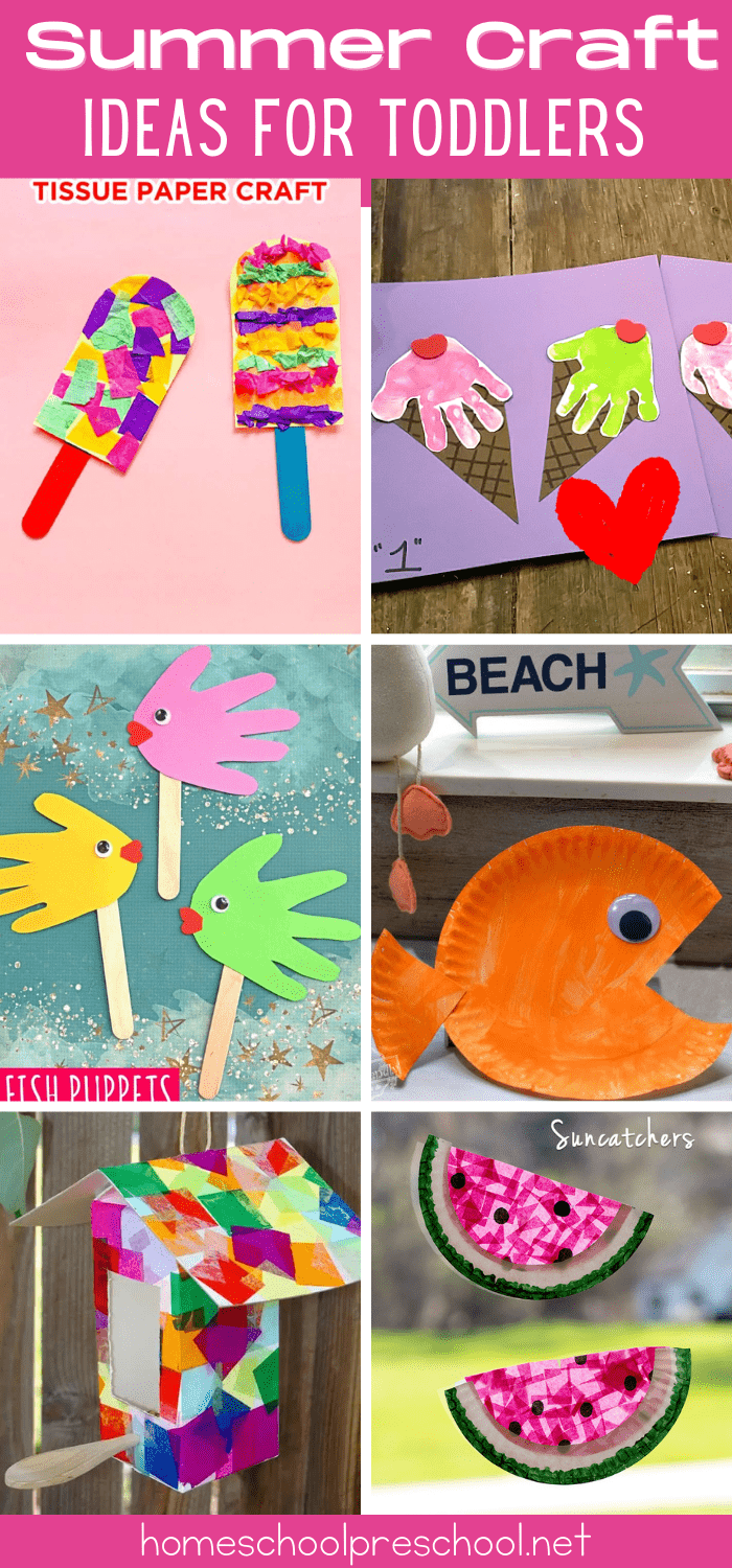 Summer Popsicle Tissue Paper Craft For Kids - Made with HAPPY