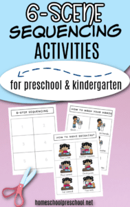 Free Printable 6 Scene Sequencing Cards