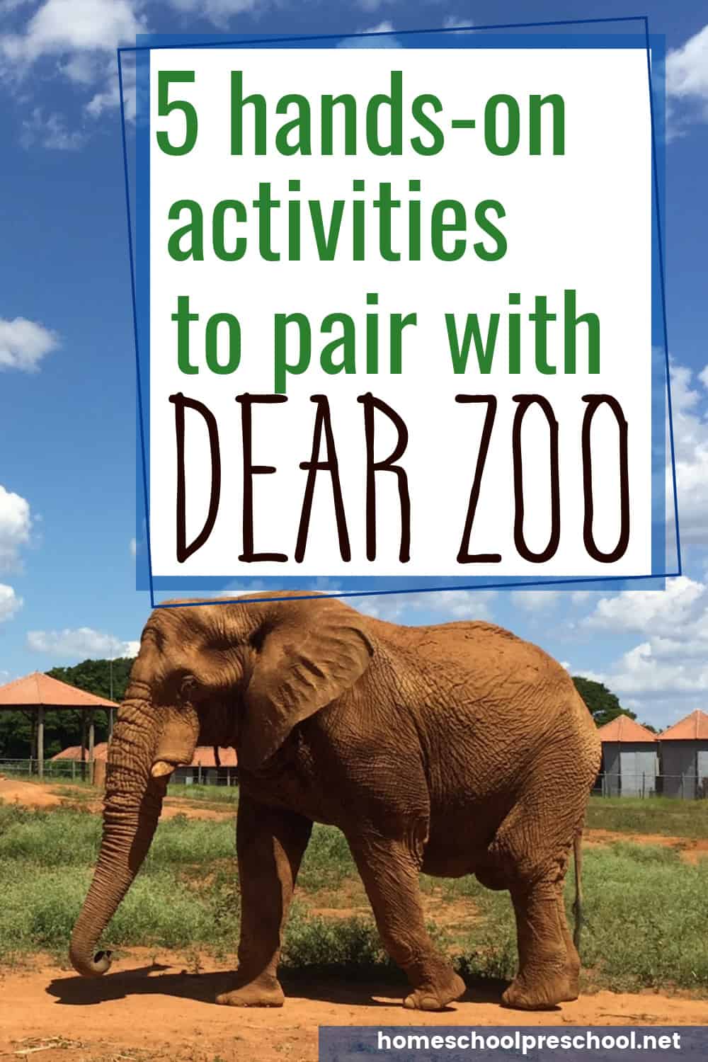 Dear Zoo Activities for Preschoolers