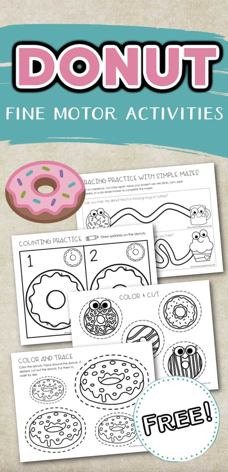 donut-activities Donut Fine Motor Activities