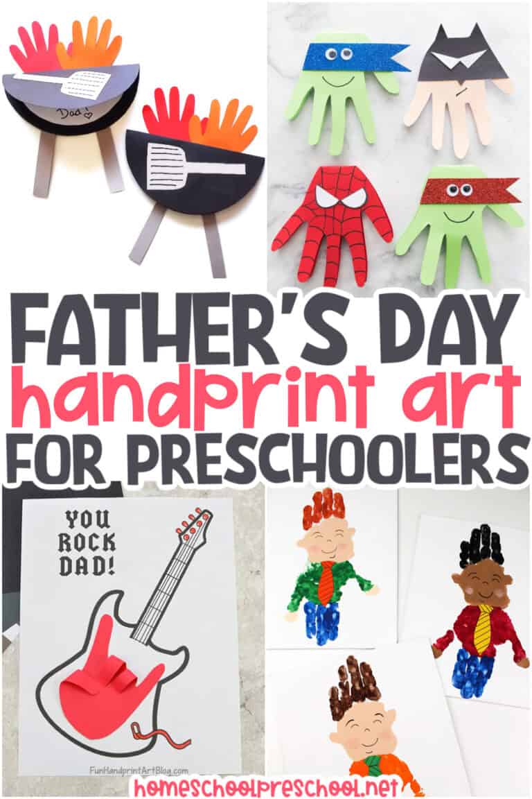 23 Adorable Father’s Day Handprint Ideas for Preschoolers