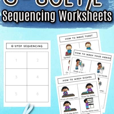 6 Scene Sequencing Cards