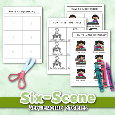 Free Printable 6 Scene Sequencing Cards