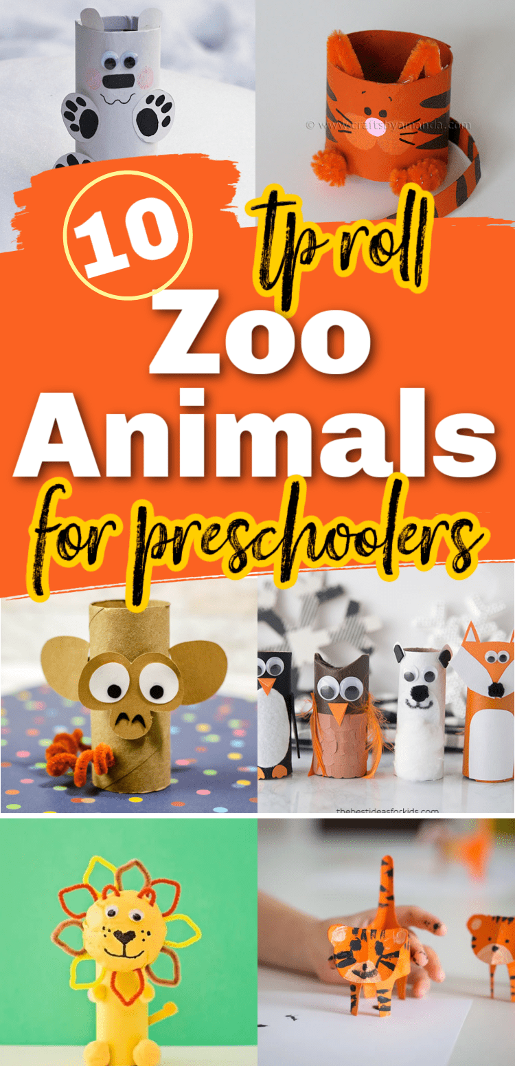 Toilet Paper Roll Zoo Animals