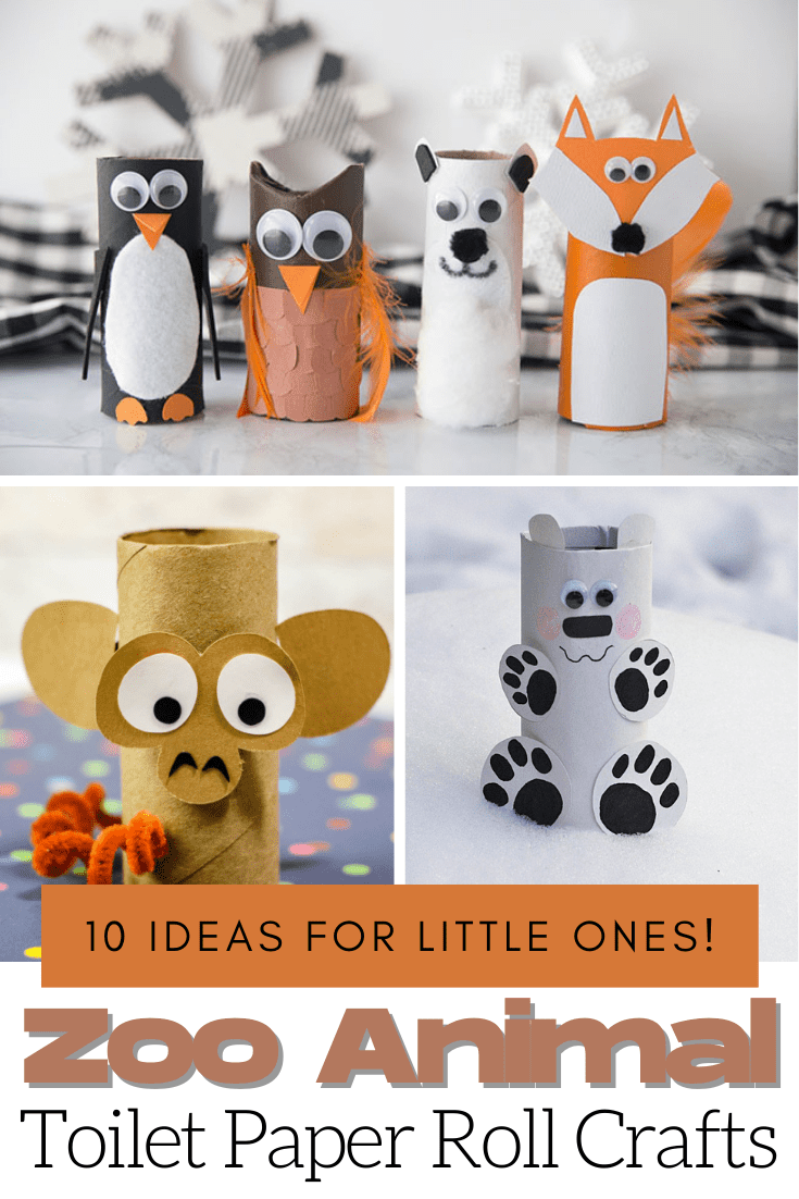 zoo-animal-crafts Toilet Paper Roll Zoo Animals