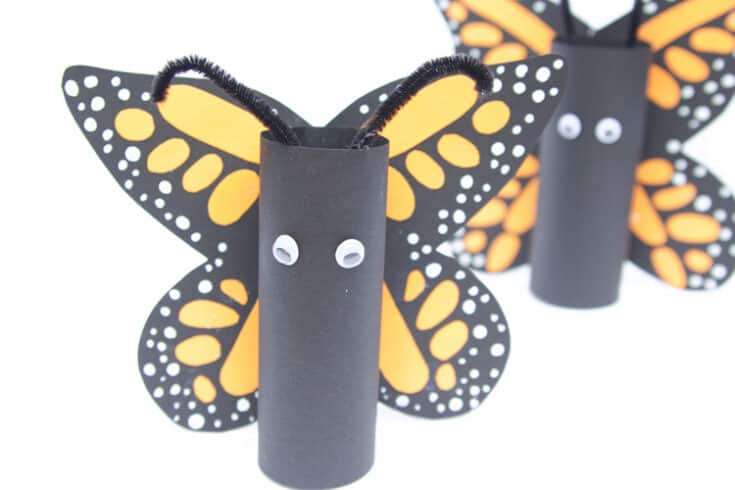 butterfly-crafts-for-kids-735x490 21 Monarch Butterfly Crafts for Preschoolers