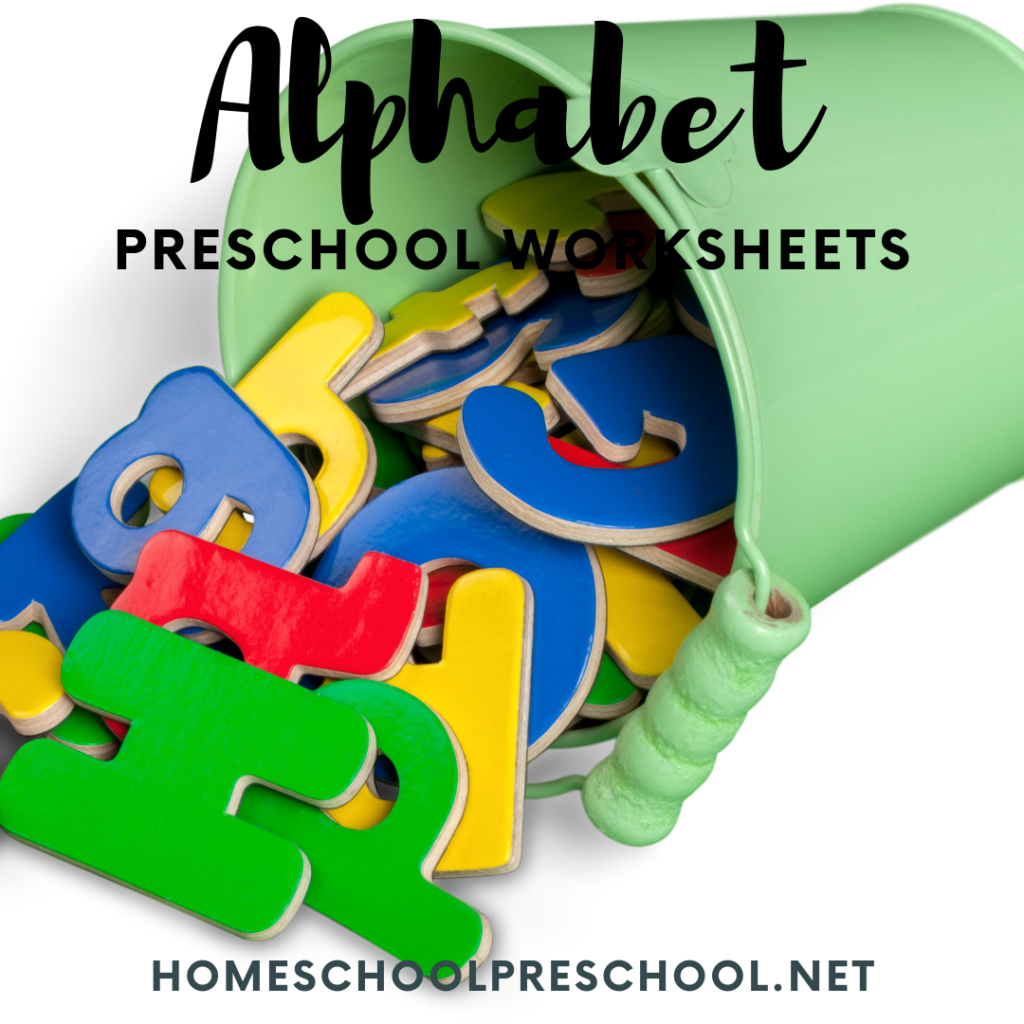 free printable worksheets alphabet