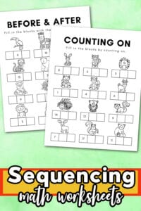 Sequencing Math Worksheets