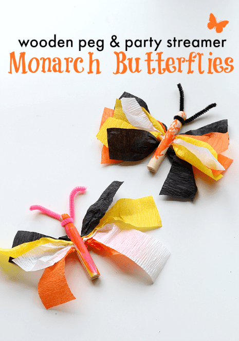 monarch-butterfly-craft-for-kids- 21 Monarch Butterfly Crafts for Preschoolers