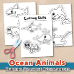 Free Printable Ocean Animal Cut Outs for Scissor Practice